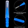 50 Piece Interdental Brush Toothpick Dental Tooth Flossing Head Braces Oral Dental Hygiene Interdental Brush Dental Flosser Toothpick Cleaners Tooth Cleaning Tool (Red, Blue) view 4