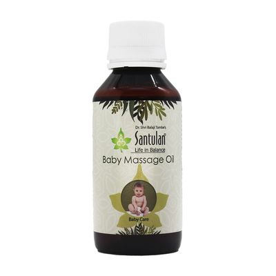 Santulan Ayurveda, Baby Massage Oil-100ML Each, (Pack Of 1), Massage Oil For Babies and get Golden Oldie Herbs, Sukanthi Pills-1gm