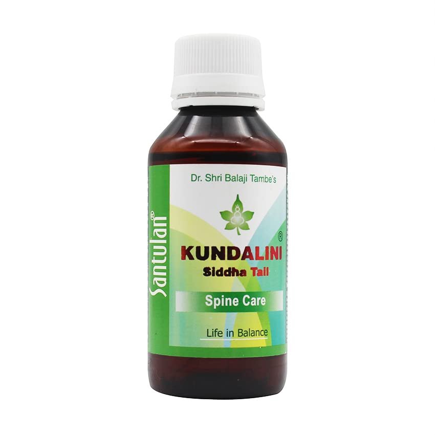 Santulan Ayurveda, Kundalini Oil-100ML Each, (Pack Of 1), Massage Oil For Spine and get Golden Oldie Herbs, Sukanthi Pills-1gm