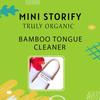 2 Adults Bamboo Toothbrush, 2 Tongue Cleaner and 2 Oval Loofah Body Scrubber view 4