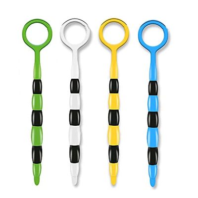 boxoon Ongue Scraper Silicone Portable 4PCS Creative Washable Lightweight Tongue Fresher Tongue Cleaner Tongue Scrubbers Universal