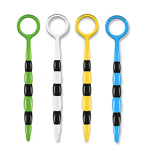 boxoon Ongue Scraper Silicone Portable 4PCS Creative Washable Lightweight Tongue Fresher Tongue Cleaner Tongue Scrubbers Universal