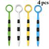 boxoon Ongue Scraper Silicone Portable 4PCS Creative Washable Lightweight Tongue Fresher Tongue Cleaner Tongue Scrubbers Universal view 4