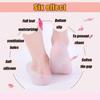 Anti Crack Full Length Silicone Foot Protector Moisturizing Socks for Foot-Care and Heel Cracks Pain Relief for Men and Women Gel Heel Protectors Heel Guards Heel Spur Relief Heel 1 Pair (Free Size) view 4
