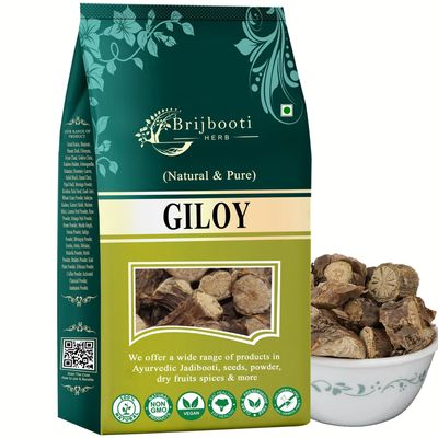 Brijbooti Giloy Stem Cutting - Tinospora Cordifolia 400 Gr