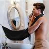 RHYDON Beard Bib-Hair Clippings Catcher and Grooming Apron,Easy to Use Grooming Cape for Shaving, Clippings Catcher Apron with Hook and Loop with Suction Cups for Mirror, Trim Your Facial Hair. view 1