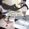 RHYDON Beard Bib-Hair Clippings Catcher and Grooming Apron,Easy to Use Grooming Cape for Shaving, Clippings Catcher Apron with Hook and Loop with Suction Cups for Mirror, Trim Your Facial Hair. view 4