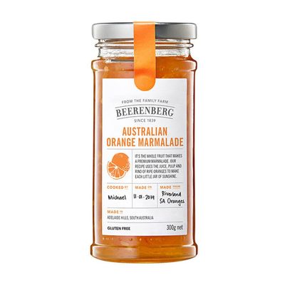 Beerenberg Australian Orange Marmalade  Gluten Free  Vegan, 10.58 oz  300 g