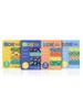Aya Papaya Ouchie Non-Toxic Printed Jumbo Pack (80 Pack) - Yellow, Space Blue, Orange, Blue view 1