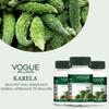 Vogue Wellness Karela Tablets Regulates Purifies Blood Gives Healthy Clear Skin Manage Healthy Sugar Levels - 60 Tablets Pure Herbal - pack of 2 view 2