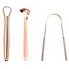 CACAZI 3PCS Tongue Scraper Set Portable Sturdy Washable Rustproof Tongue Cleaner Tongue Fresher Sturdy Rustproof view 1