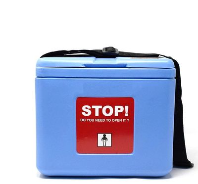 SPARX MEDICAL LIGHTING 0.80 L Small Vaccine Carrier with 2 Ice Packs (Blue)