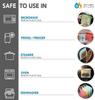 McMus Reusable 1000ML Silicone Food Storage Bag Container for Fridge ziplock Bags for Fridge Vegetables Zip Bags (5) view 3