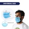 GIRIRAJ MART HIGH CLASS 3Ply Disposable Nonwoven Fabric Face Mask With Nose Clip - Set of 100 view 2
