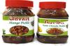 Advait Indian and Home Made Natural Farm Fresh Indian Aam Chunda Pickle 400 gm and Aam ka Mitha Chatpata Aam ka Achaar 400gm(Combo of 2) (400x2 gm) view 1