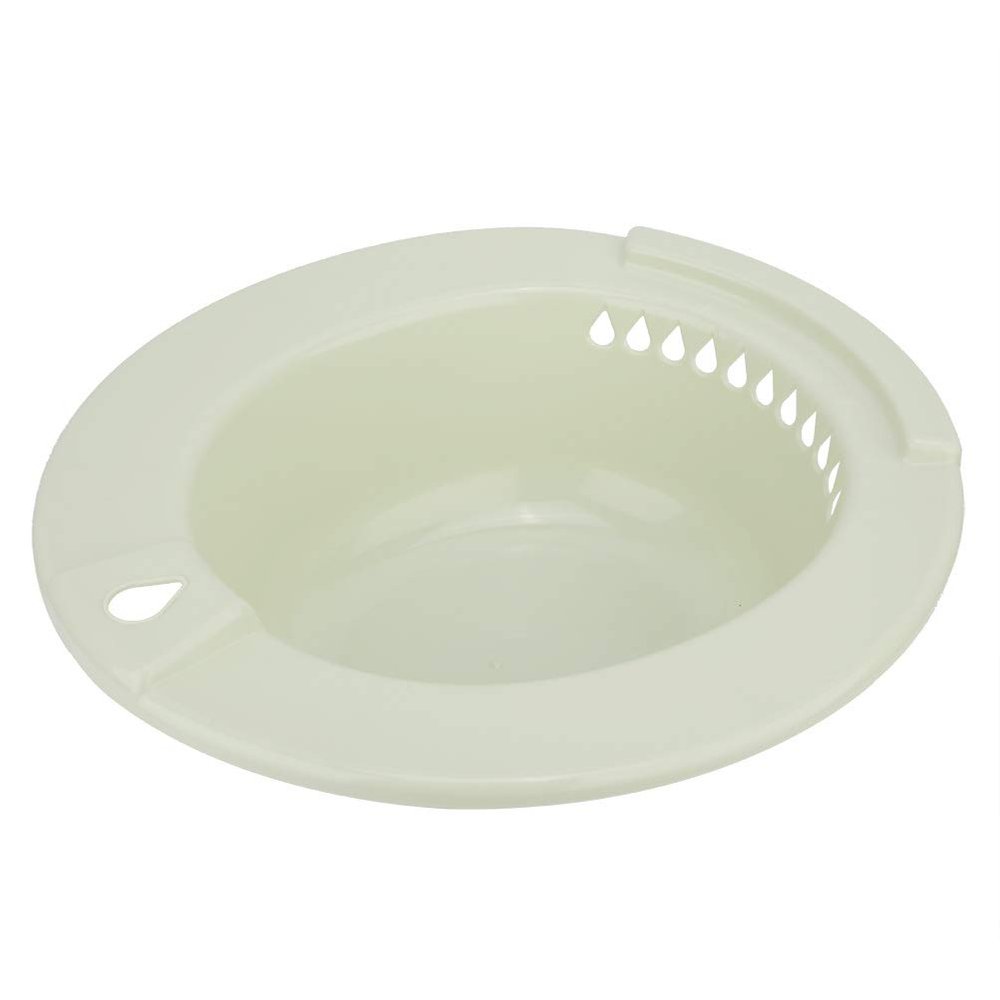 Edge Thickening Care Basin, Anti-Spilling Perineal Hanging Hole Design Sitz Bath, Pregant Elderly for Hip Cleaning Postoperative Care(Green)