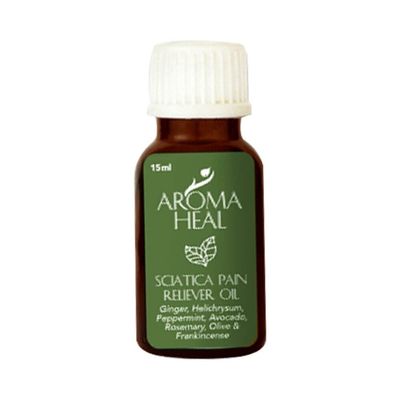 AROMA HEAL 100% Organic Sciatica Pain Reliever Oil | Improves Blood Circulation | Pain Relief Oil for sciatica nerve | Massage Oil Reducing Inflammation, Muscle Relaxation, Stress and Tension Relief