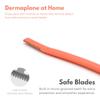 Facial Razor, Eyebrow Trimmer Chaosss &. Professional Exfoliating Dermaplaning Tool, Peach Fuzz Shaver and Multipurpose Home Skin Care for Women and Men (Pack of 4) view 2