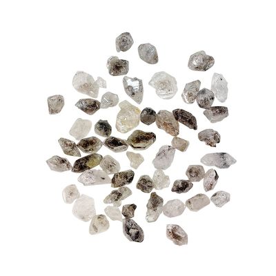 9Dzine Herkimer Diamond Quartz Mixed Shape, 4-5 Gm Approx., Clear