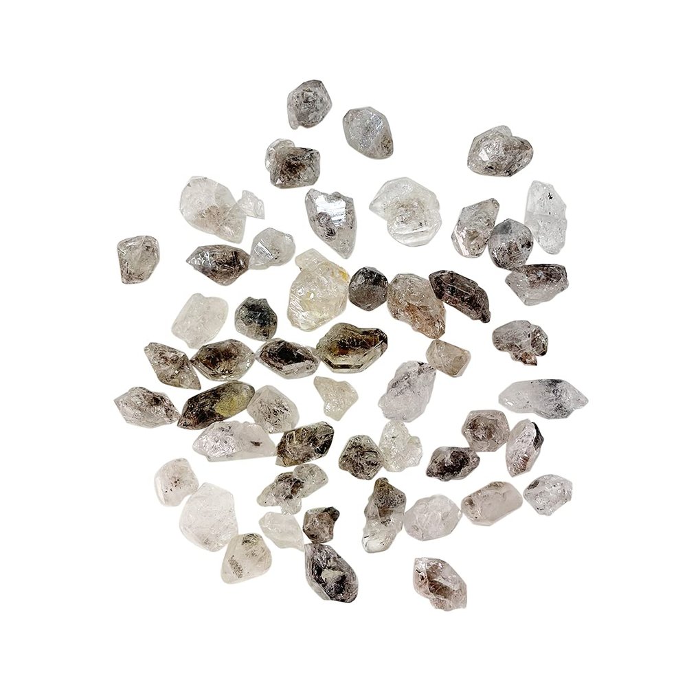 9Dzine Herkimer Diamond Quartz Mixed Shape, 4-5 Gm Approx., Clear