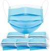 GIRIRAJ MART 3-Ply Disposable Mask with Meltblown Filter with Nose clip,Use and Throw Face Masks|Set of 100 view 1