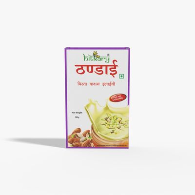 hitkary Thandai Mixture Powder For Milk | Pista, Badam & Elaichi | 500 grams