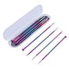 Anjetan 4PCS Acne Tool Kit Professional Portable Steel Acne Extractor Kit Blackhead Tweezers Kit with Case Comedone Extractor Set Acne Tweezers Sets view 2