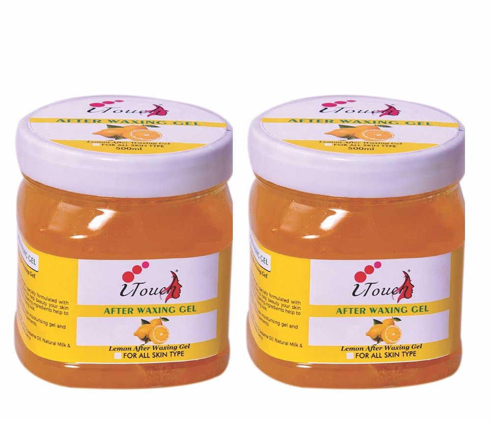 I TOUCH HERBAL Lemon After Waxing Gel 500 Ml x 2 (Pack Of 2)