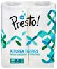 Amazon Brand - Presto! 2 Ply Kitchen Tissue/Towel Paper - 2 Rolls (60 Pulls) and 3 Ply Toilet Paper - 4 Rolls (300 Sheets) view 2