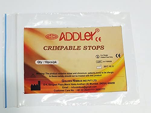 Dental Crimpable Stops Addler