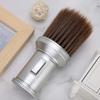 Hair Cleaning, Shaving Brush, Multifunctional Beard Shaving Shop Barber Hair Cutting(Silver) view 2