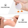 ARTIBETTER 4 Pairs Metatarsal Pads Silicone Forefoot Pad Ball of Foot Cushions Soft Gel Ball of Foot Pads for Hammer Toe, Rapid Pain Relief view 3