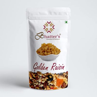 Bhatter's Golden Raisin Value Pack | Sweet and Juicy Kishmish with Indian Taste for Snacking and Desserts | 250g