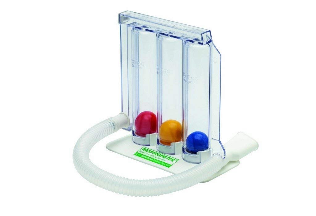 03 Ball Lung Exerciser/respiratory exerciser/Respirometer Spirometer For Breathing Exerciser with Lung Strengthener