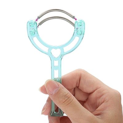 2 Colors Face Hair Remover, Face Hair Epilator, Upper Lip Cheeks for Quickly and Thoroughly Remove Small Hair for Uproot the Lips Hair(green)
