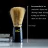 Pink Woolf Velvet Soft Bristle Shaving Brush & Shaving Soap Combo | Seabuckthorn & Aloe Vera 50g (REFILL) | Softens Beard & Enhances Wet Shaving | All Skin Types (Pack of 2) view 4