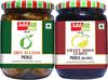 Add me Dry Mango Pickle 500G, Lemon Pickle without Oil sweet and sour 600G aam ka achar nimbu ka achaar 1KG mixed combo offer Glass Pack view 1
