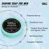 Pink Woolf Velvet Soft Bristle Shaving Brush & Shaving Soap Combo | Oceanic Blue 50g (REFILL) | Creates Thick Lather for a Comfortable Shave | Suitable for All Skin Types (Pack of 2) view 4