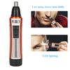 Electric Face Hair Removal, Nose Hair Clipper, Electric Nose Hair Removal, Easy to Use for Trimming Nose Hair with LED Lighting Home view 2