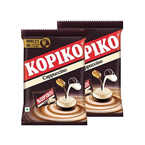 Kopiko Cappuccino World's No.1 Coffee Candy Pack Of 2 322 Grams (92 Nos)
