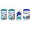 Dishmatic Dishwasher Mega Combo: 2kg Detergent Powder, 250ml Rinse Aid, 1kg Salt - No Water Marks, Dry Fast, Clean Dishes | Compatible with All view 1