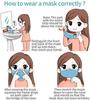 GIRIRAJ MART 3Ply Disposable Nonwoven Fabric Face Mask With Nose Clip - Pack of 300 view 4