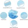 GIRIRAJ MART Non Wooven Elastic Ear-Loop Disposable Face Mask 3 Ply - Pack of 300 Pieces view 4
