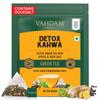 VAHDAM, Detox Kahwa Green Tea - 50 Pyramid Tea Bags | 100% Natural, Desi Kahwa With Green Tea & Spices | Resealable Ziplock Pouch view 1
