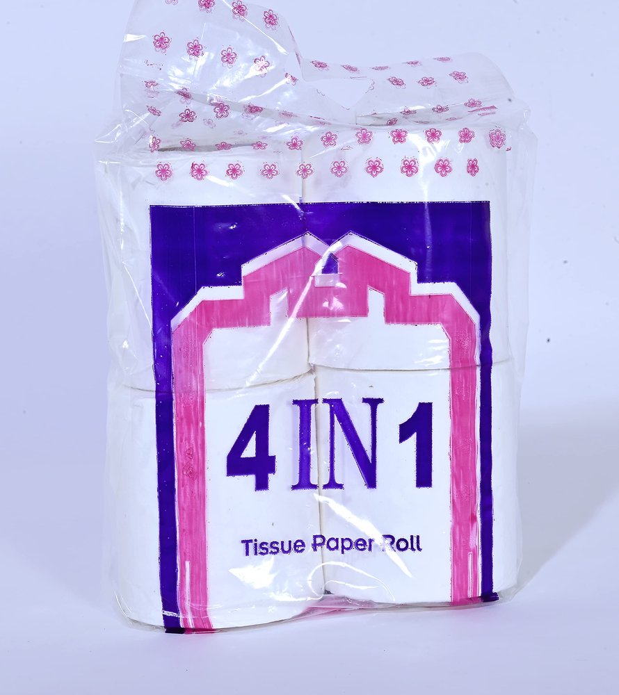 Butterfly All Purpose Tissue Roll, Pack of 4 (80 grams)
