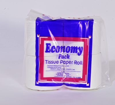 Butterfly All Purpose Tissue Roll, Pack of 4 (180 grams)