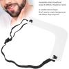 Beard Stencils Beard Grooming Beard Stencil, Men Beard Shaper Plastic Mustache Cutout Trim Guide Shaper Beard Shaping Tool, Neck and sideburns Beard Stencil Styling Beard Template view 4