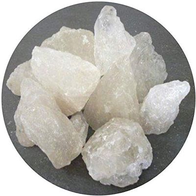 SriSatymev Alum Stone 200g - Fitkari Stone - White Phitkari Stone Crystal