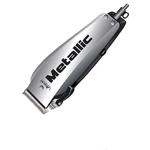 ASBAH Men Professional Metallic Clipper | Corded Trimmer With 8 Guide Comb| One Year Warranty, Lifetime Repair & Services, Multicolour