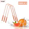 Nurpi Copper Tongue Cleaner for Adults and Kids Fights Bad Breath Oral Care Tongue Cleaner, Easy to Use Travel Friendly- Pack of 3 view 2